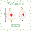 16Pcs Natural Freshwater Shell Pendants PALLOY-PH01720-4