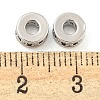 Rack Plating Brass Micro Pave Cubic Zirconia Spacer Beads KK-F089-39B-P06-2