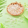 100Pcs Crackle Transparent Glass Beads GLAA-TADJ0001-12J-5
