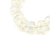 Transparent Electroplate Glass Beads Strands EGLA-P062-01A-01-3