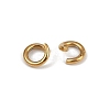 304 Stainless Steel Open Jump Rings STAS-Z137-01G-07-2