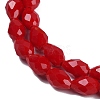 Opaque Solid Color Beads Strands EGLA-N013-P4mm-D07-3