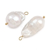 Natural Freshwater Pearl Keshi Pearl Pendants STAS-D378-05G-2