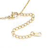 PVD Vacuum Plating 304 Stainless Steel Necklaces X-NJEW-E080-10G-2