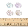 32Pcs UV Plating Rainbow Iridescent Acrylic Beads OACR-FS0002-15-5
