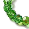 Electroplate Transparent Glass Beads Strands EGLA-A035-T8mm-L11-3
