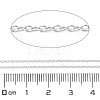 Anti-Tarnish Rhodium Plated 925 Sterling Silver Cable Chains LS-STER-E072-02P-01-2