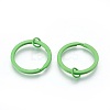 Spray Painted Iron Split Key Rings IFIN-L038-13-FF-1