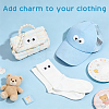 20Pcs Eyes Polyester Embroidery Iron on/Sew on Patches DIY-GA0010-06C-02-4