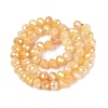 Dyed Crackle Imitation Jade Glass Beads Strands EGLA-Q131-02C-07-2