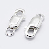 925 Sterling Silver Lobster Claw Clasps STER-K167-075D-S-1