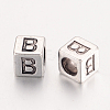 Tibetan Style Alloy European Beads LS-X-MPDL-R037-B-NR-2