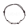 Adjustable Waxed Cotton Cord Bracelets BJEW-PH01338-02-2