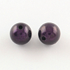 Spray Painted Acrylic Beads MACR-Q154-14mm-N06-2