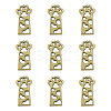 Open Back Bezel Pendants X-PALLOY-TAC0010-08AB-1