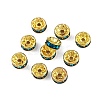 Brass Rhinestone Spacer Beads RB-A014-Z8mm-06G-3
