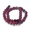 Electroplated Non-magnetic Synthetic Hematite Beads Strands G-P392-T08-1