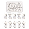 20Pcs 2 Styles Silicone Ear Nuts FIND-TA0001-47B-1