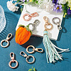 6Pcs 3 Colors Alloy Swivel Clasps FIND-TADJ0001-15-5