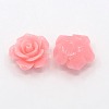 Synthetic Coral 3D Flower Rose Beads CORA-A005-14mm-06-1