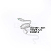 Snake Platinum Brass Cuff Ring CL6952-4-1