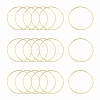 Brass Linking Rings KK-Y003-03L-G-1