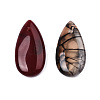 Natural Dragon Veins Agate Pendants G-N0325-16B-1