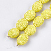 Handmade Polymer Clay Rhinestone Beads RB-S058-01E-1