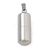 304 Stainless Steel Openable Urn Ashes Pendants LS-STAS-M084-05F-1