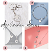 400Pcs 8 Style 201 Stainless Steel Charms STAS-UN0028-24-7