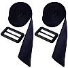 2Pcs Tie a Knot Polyester Waist Belt with Plastic Buckle AJEW-GF0014-53A-7