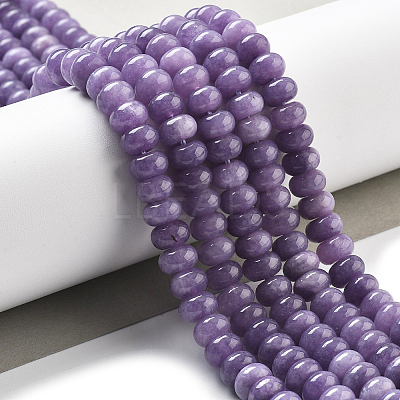 2 Strands Natural White Jade Beads Strands G-PA0001-23A-1