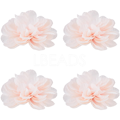 12Pcs Cloth Artificial Flower Head AJEW-SC0031-58B-1