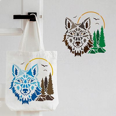 Plastic Reusable Drawing Painting Stencils Templates DIY-WH0172-259-1