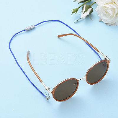 Polyester & Spandex Cord Ropes Eyeglasses Chains AJEW-EH00057-02-1