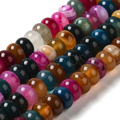 Natural Agate Beads Strands X-G-H295-C03-12-1