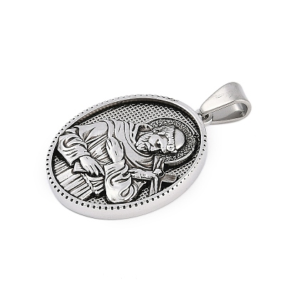 304 Stainless Steel Pendants LS-STAS-M103-01AS-06-1
