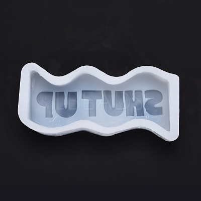 Wavy Letter Silicone Candle Mold DIY-Z015-03-1