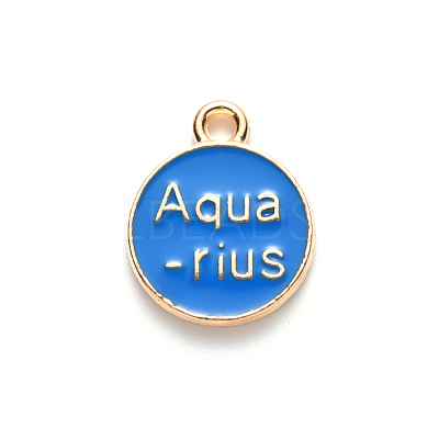 Alloy Enamel Pendants ENAM-S124-01A-02J-1