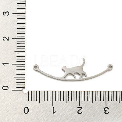 Non-Tarnish 304 Stainless Steel Connector Charms STAS-Q255-02P-1