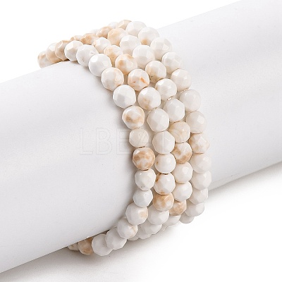 Natural Howlite Beads Strands G-C025-02B-09-1