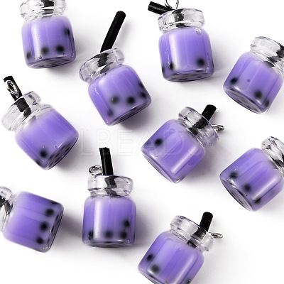 Glass Bottle Pendants X-CRES-S359-01F-1