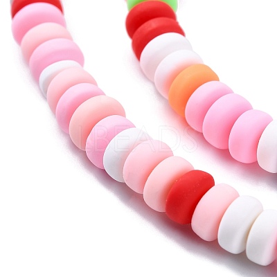 Handmade Polymer Clay Beads Strands CLAY-N008-008N-1