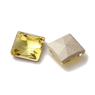 Glass Rhinestone Cabochons RGLA-P037-06B-D226-1