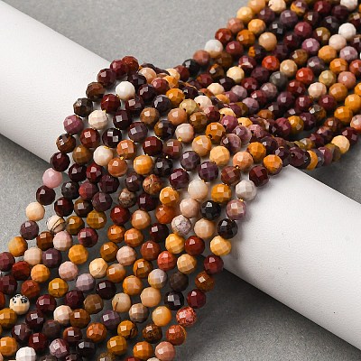 Natural Mookaite Beads Strands X-G-D320-A05-4mm-1