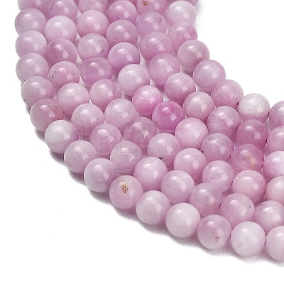 Natural Kunzite Beads Strands G-F835-A01-6mm-1
