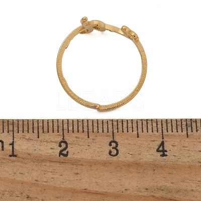 304 Stainless Steel Cuff Rings for Women RJEW-D285-01G-Y-1