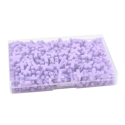 200Pcs Opaque Acrylic Beads SACR-FS0001-39F-1