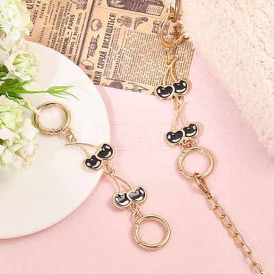 Zinc Alloy Chain Link Purse Strap Extenders AJEW-WH0479-46B-1