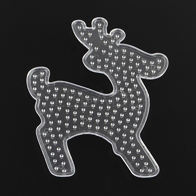 Christmas Reindeer/Stag ABC Plastic Pegboards used for 5x5mm DIY Fuse Beads X-DIY-Q009-25-1